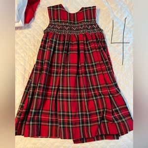 Plaid holiday dress